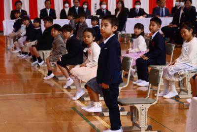 駒ケ嶺小学校入学式