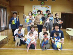 こいのぼりと記念写真