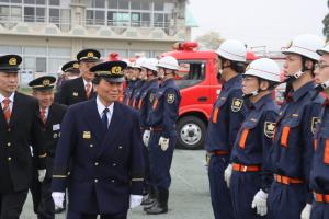 機械器具点検の様子