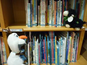 ほんだなにいるところ