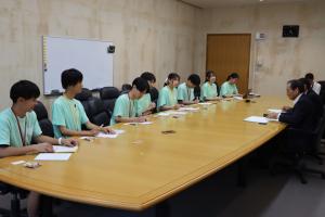 町長対談の様子