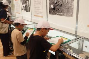 三貫地貝塚展示会 校外学習