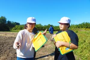 三貫地貝塚展示会 校外学習2